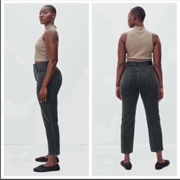 Everlane The Curvy 90s Cheeky Straight Leg Denim Jeans - Picture 2 of 13